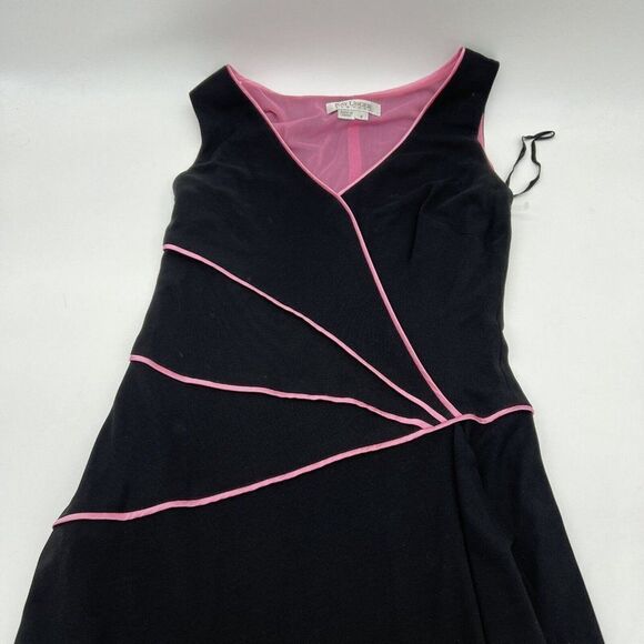 Kay Unger Women Black pink Party/cocktail Dress size 4 lined - Picture 4 of 7